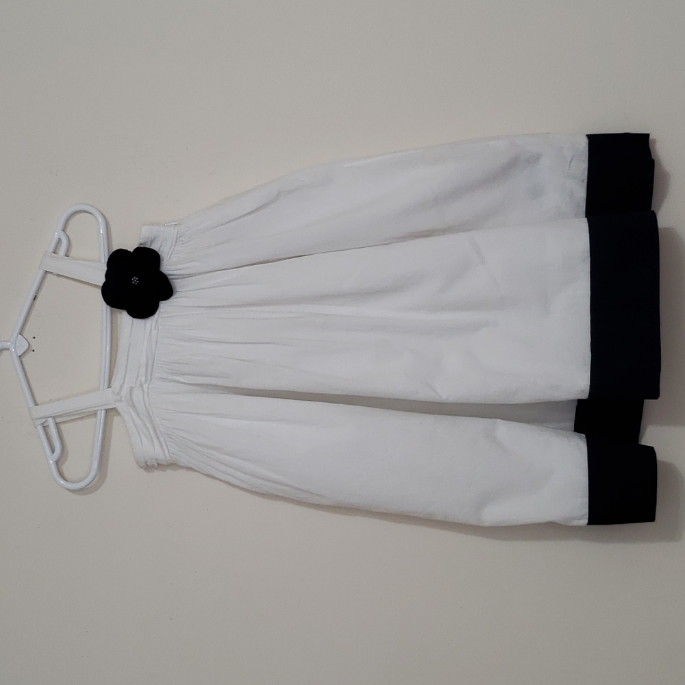 Jacadi White and Black Formal Kids Dress